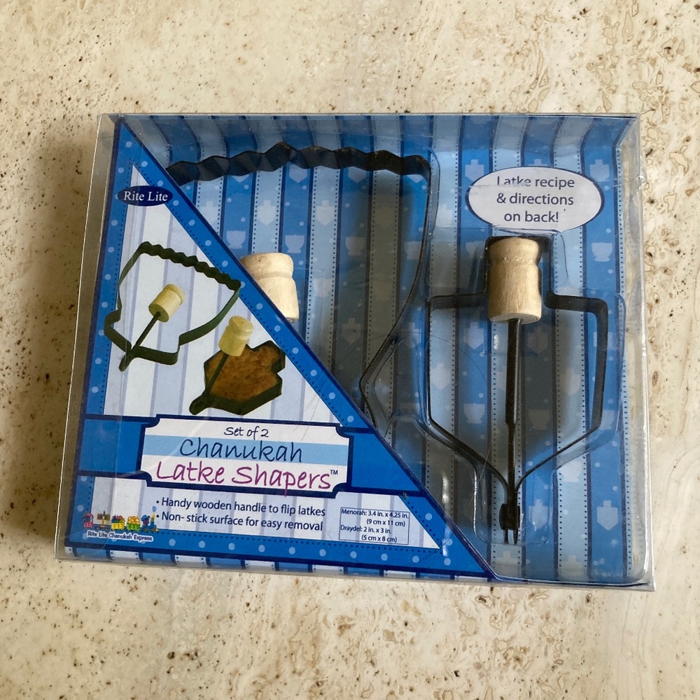 Chanukah Hanukkah Dreidel Menorah Latke Shaper